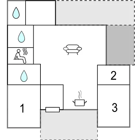 3 Bedroom Lovely In * Hemmet